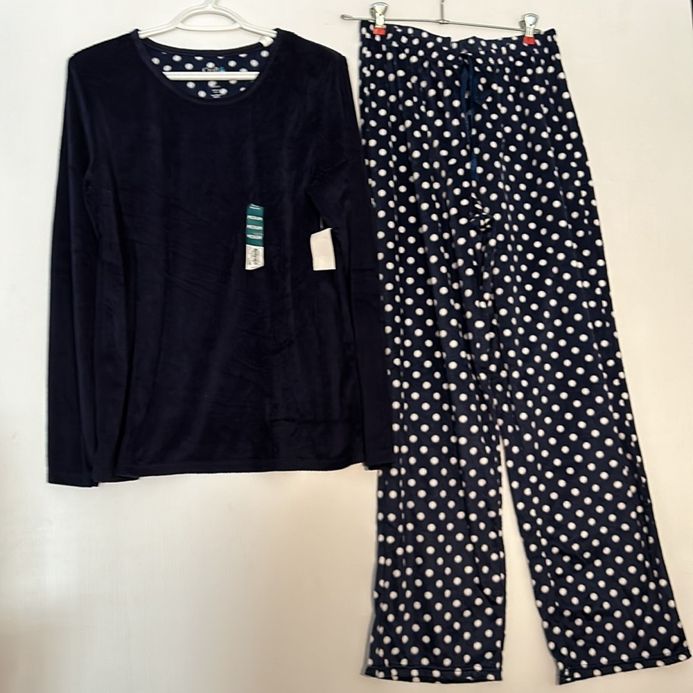 New Fleece Pajama Set Croft & Barrow Medium